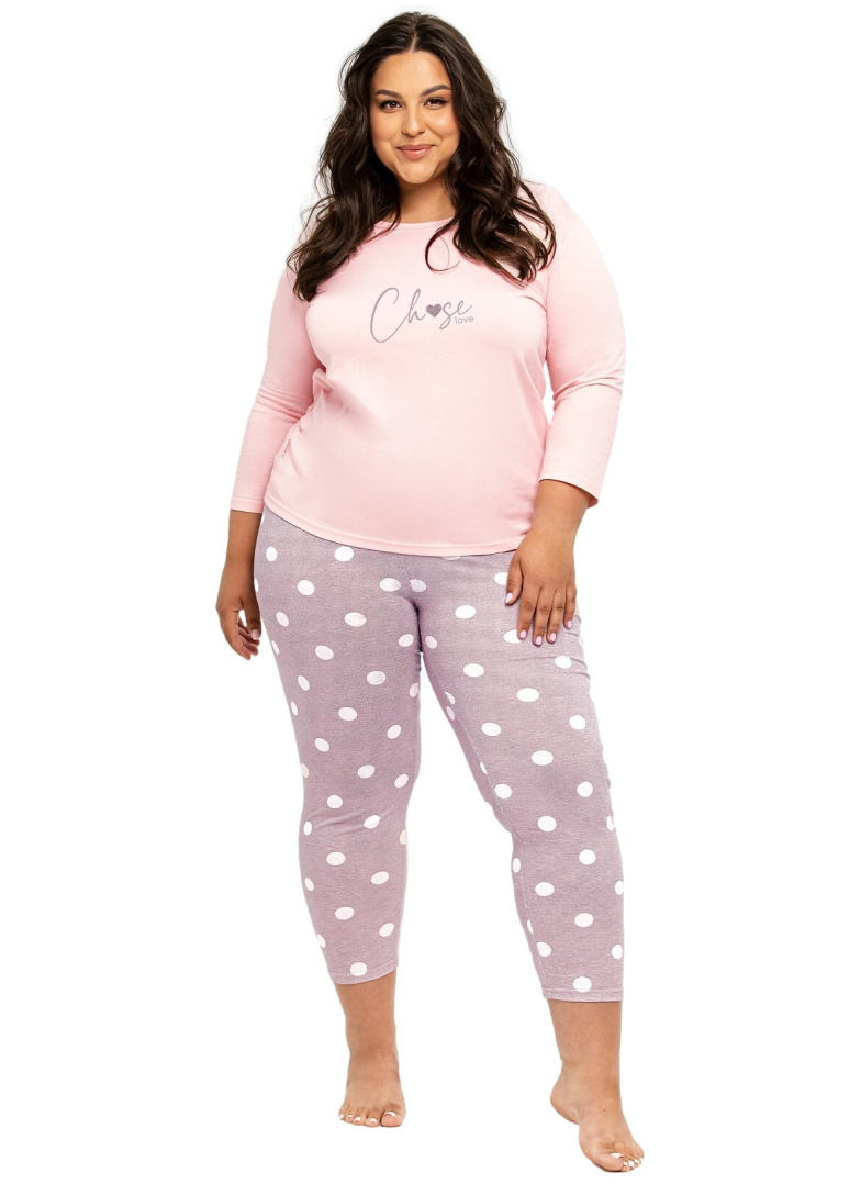 Pijama dama TARO LIBBY 3268 roz pudră