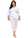 Pijama dama TARO ARIELLA 3256 albastru