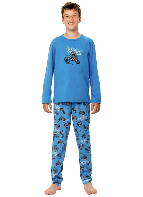 Pijama pentru tineret TARO JOSH 3317 albastru