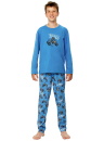 Pijama pentru tineret TARO JOSH 3317 albastru