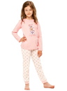 Pijama pentru copii TARO TILLY 3275 roz deschis