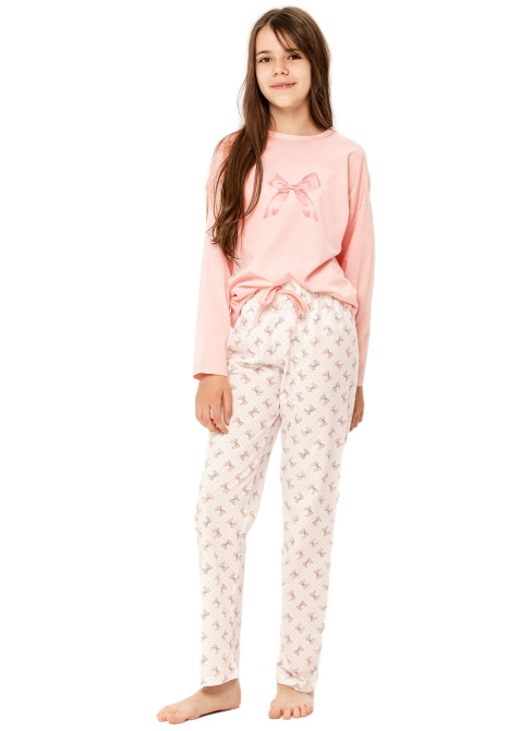 Pijama pentru tineret TARO RILEY 3286 roz