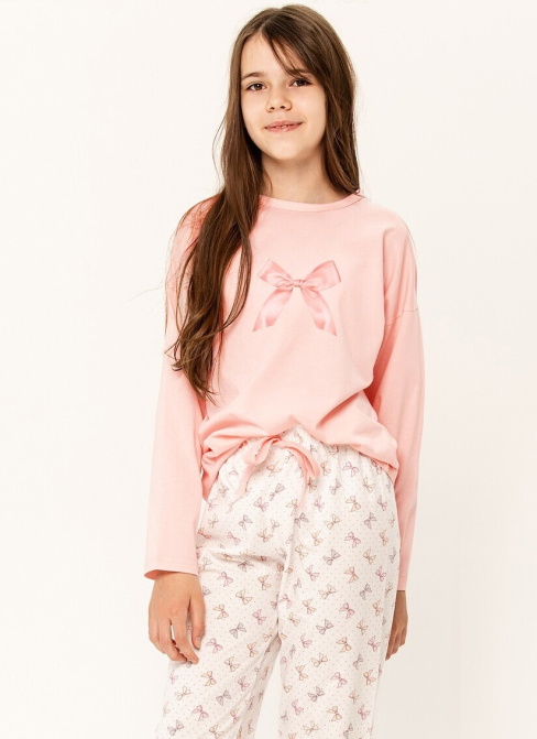 Pijama pentru tineret TARO RILEY 3286 roz