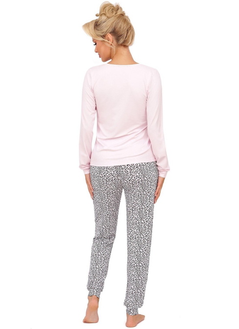 Pijama dama DONNA PANTERA LONG roz