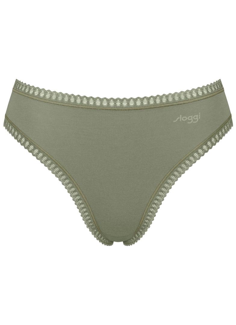 Chiloți dama SLOGGI GO CRUSH HIGH LEG C3P GREEN - DARK COMBINATION