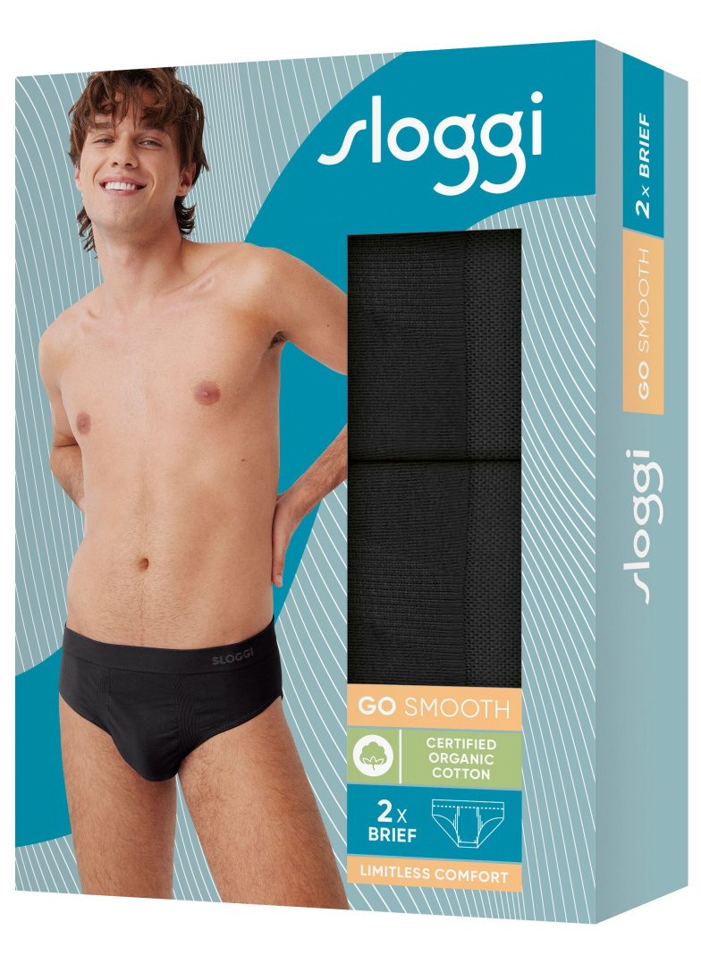 Slipuri SLOGGI MEN GO SMOOTH BRIEF 2P