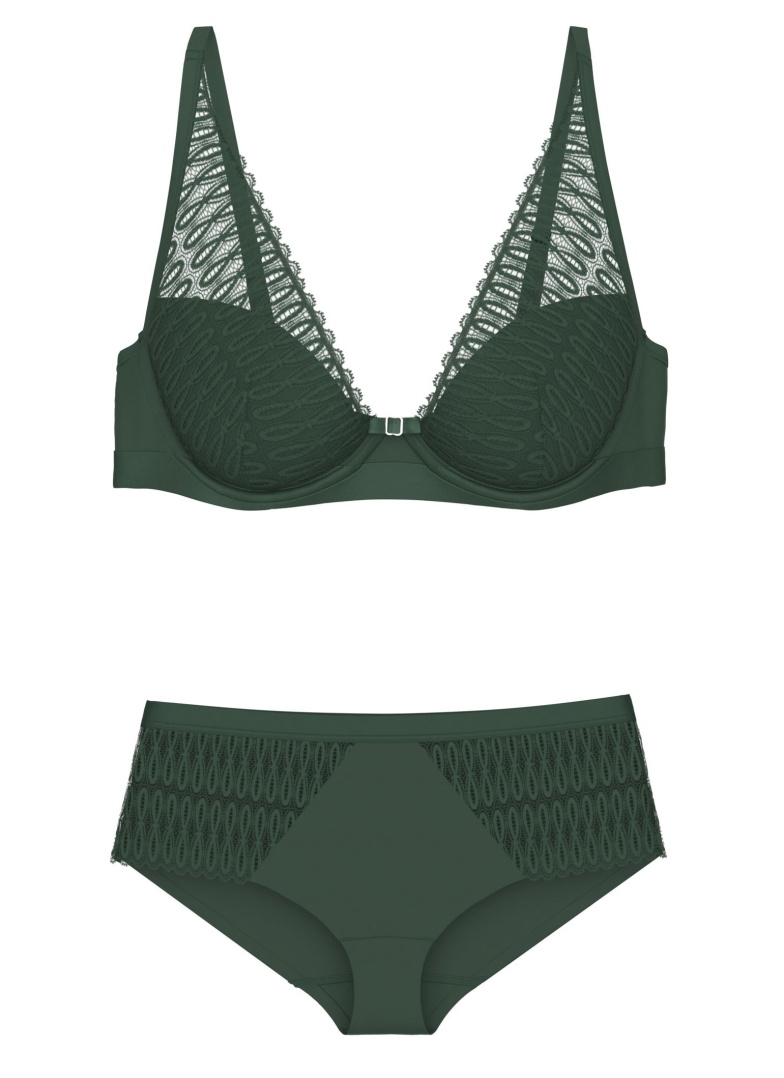 Komplet bielizny Triumph Aura Spotlight Green Kiss