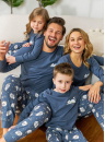 Set pijamale pentru familie DOCTOR NAP DEEP BLUE