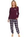 Set pijamale pentru familie DOCTOR NAP burgundy