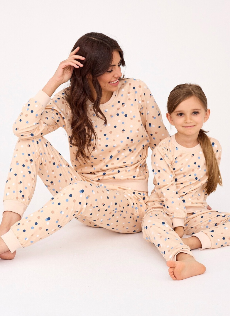 Pijama pentru copii CORNETTE 032/181 MAYA bej