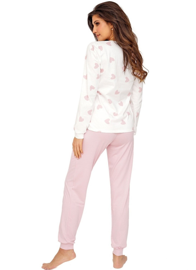 Pijama dama DONNA SWEET LONG roz pudră