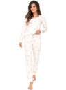 Pijama dama DONNA SWEET LONG ecru