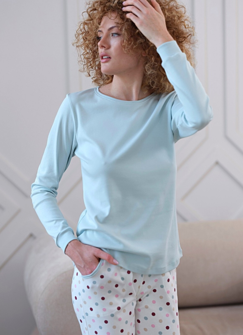 Pijama dama CANA 433 mentă INTERLOCK