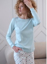 Pijama dama CANA 433 mentă INTERLOCK