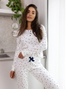 Pijama dama SENSIS BLUEBELL ecru