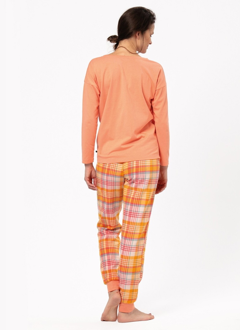 Pijama pentru femei KEY 667 caise FLANEL