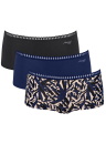 Chiloți dama SLOGGI GO CRUSH SHORT C3P BLUE - DARK COMBINATION