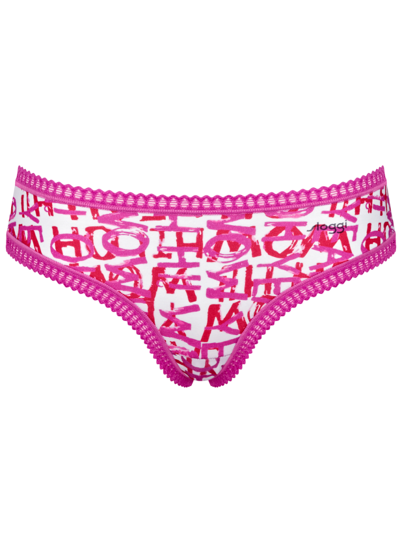 Chiloți pentru femei SLOGGI GO CRUSH HIPSTER C3P PINK - DARK COMBINATION