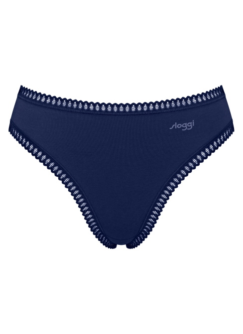 Chiloți dama SLOGGI GO CRUSH HIGH LEG C3P BLUE - DARK COMBINATION