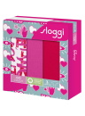 Chiloți pentru femei SLOGGI GO CRUSH HIGH LEG C3P PINK - DARK COMBINATION