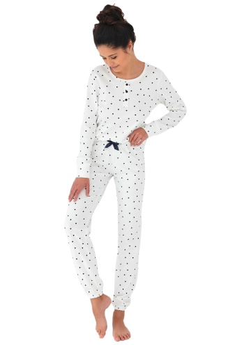 Pijama pentru femei SENSIS BLUEBELL ecru