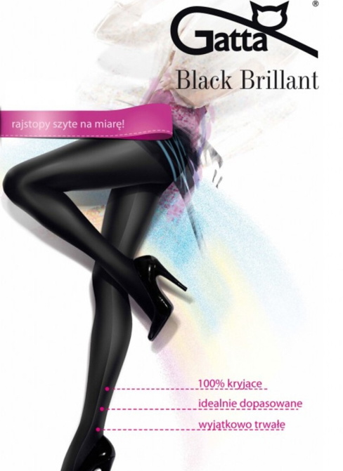 Colanți GATTA BLACK BRILLANT negru