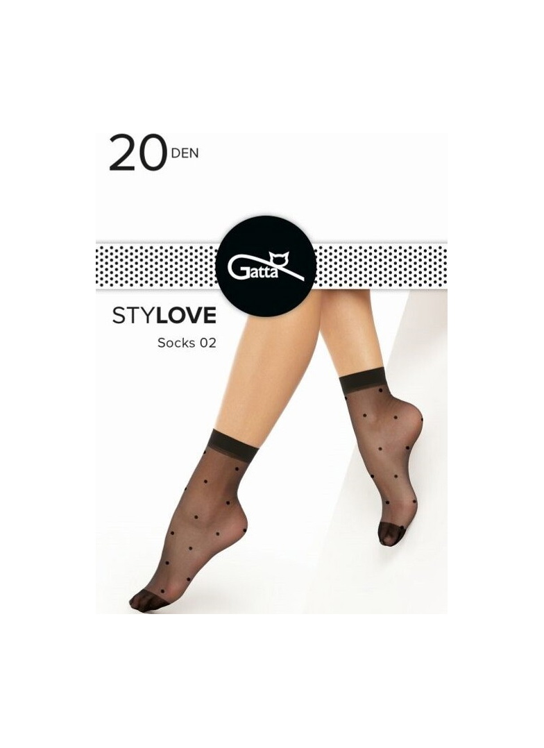 Șosete GATTA STYLOVE 02 20 DEN negru