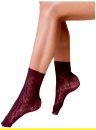 Zokni VENEZIANA ROSA STILE AŻUR BORDEAUX