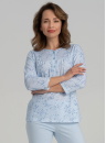 Pijama dama WADIMA 104450 albastru deschis