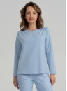 Pijama dama WADIMA 104725 albastru deschis