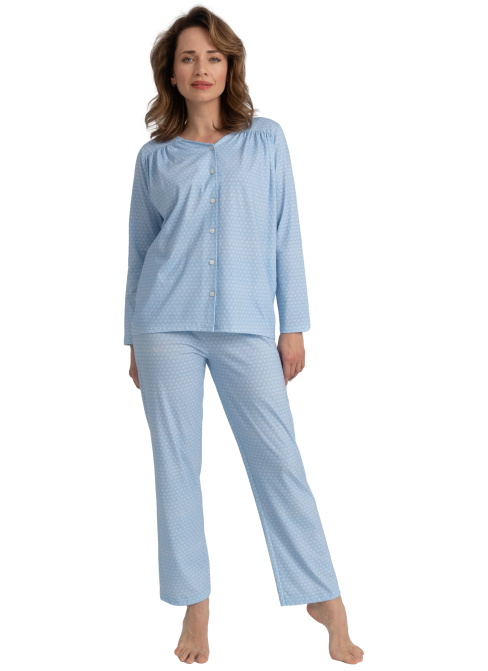 Pijama dama WADIMA 104726 albastru deschis