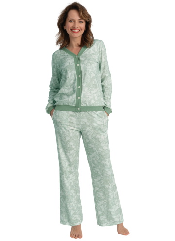 Pijama pentru femei WADIMA 104734 verde