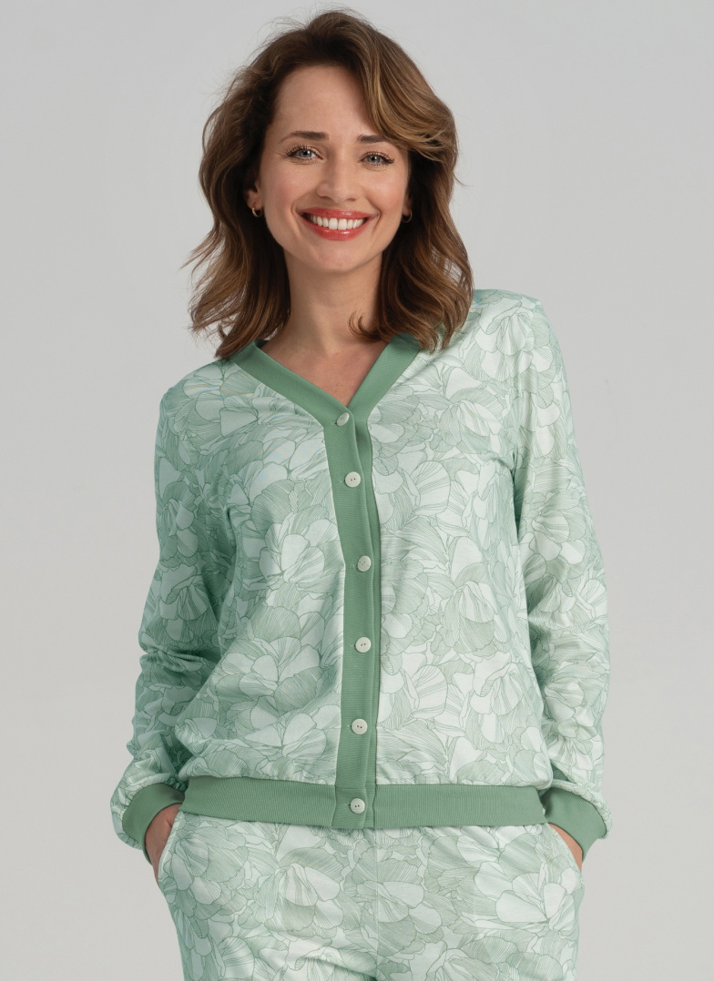 Pijama dama WADIMA 104734 verde