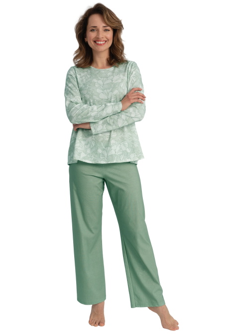 Pijama dama WADIMA 104733 verde