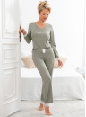 Pijama dama DONNA SIMPLY LONG măslin