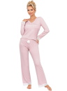 Pijama dama DONNA SIMPLY LONG roz pudră