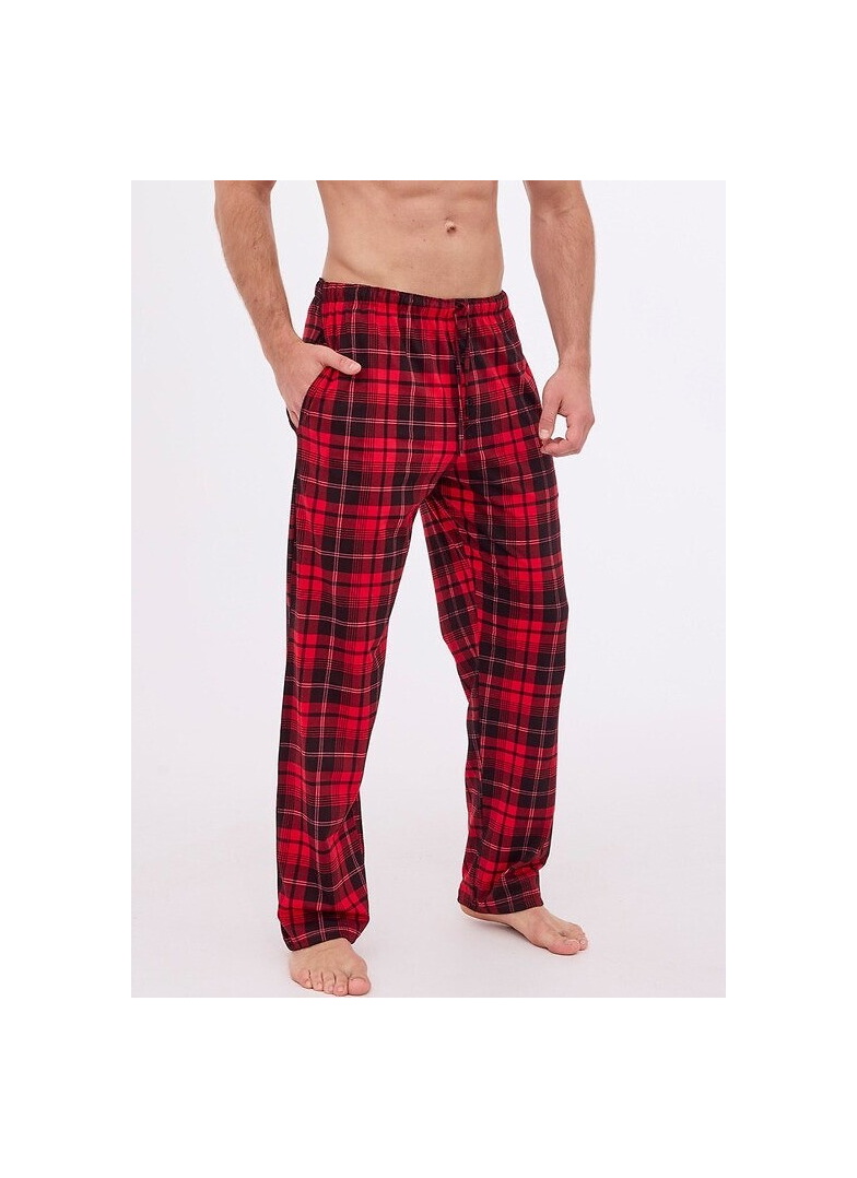 Pantaloni de pijama bărbați CORNETTE 691/54 roșu-negru