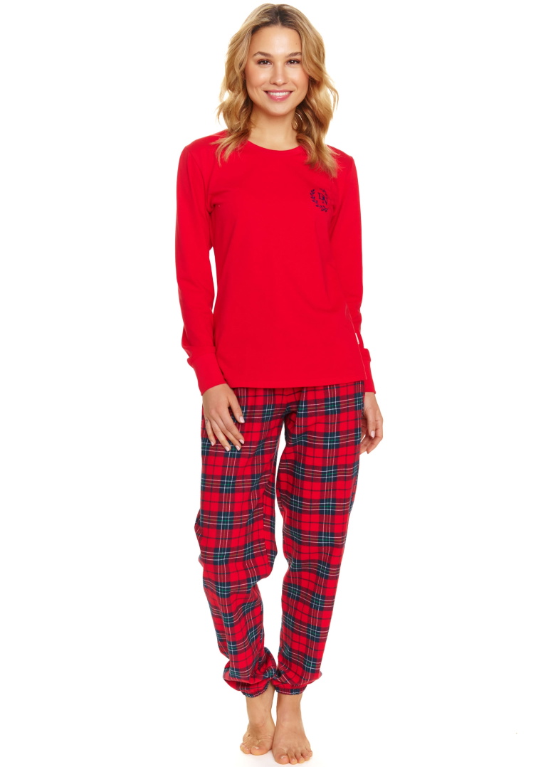 Set pijamale pentru mamă și fiică DOCTOR NAP RED