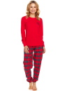 Set pijamale pentru mamă și fiică DOCTOR NAP RED