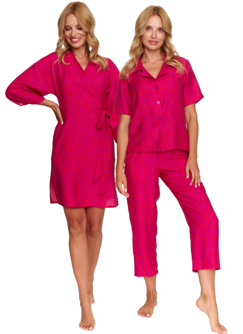 Set pijama și halat DOCTOR NAP PARADISE PINK