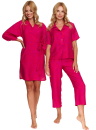 Set pijama și halat DOCTOR NAP PARADISE PINK