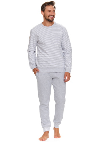 Pijama călduroasă bărbați DOCTOR NAP PMB.5248 GREY