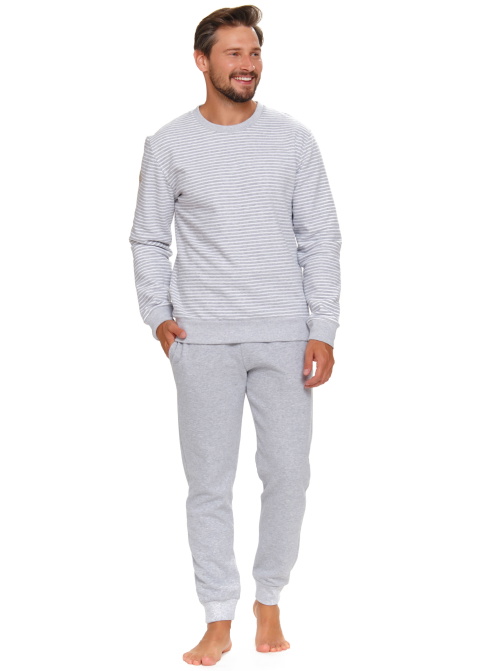 Pijama călduroasă bărbați DOCTOR NAP PMB.5248 GREY