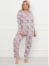 Pijama dama ITALIAN FASHION TOLIANA lung print