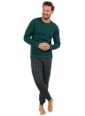 Pijama bărbați ITALIAN FASHION FOGO lung verde/print