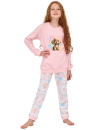 Pijama pentru copii CORNETTE 594/179 STAR roz