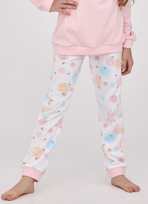 Pijama pentru copii CORNETTE 594/179 STAR roz