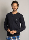 Pijama bărbați ARMATA DI MARE 2410 NAVY BLUE INTERLOCK