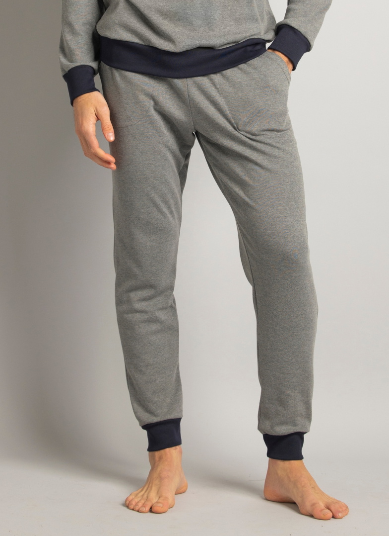 Pijama pentru bărbați ARMATA DI MARE 2397 MEDIUM GREY INTERLOCK