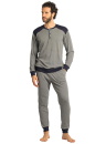 Pijama bărbați ARMATA DI MARE 2397 MEDIUM GREY INTERLOCK